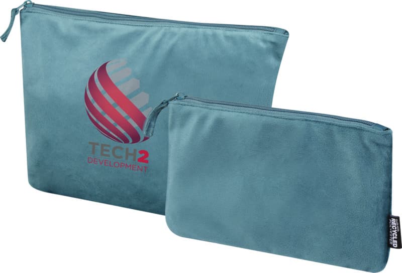 Swift GRS recycled velvet toiletry bag set 10