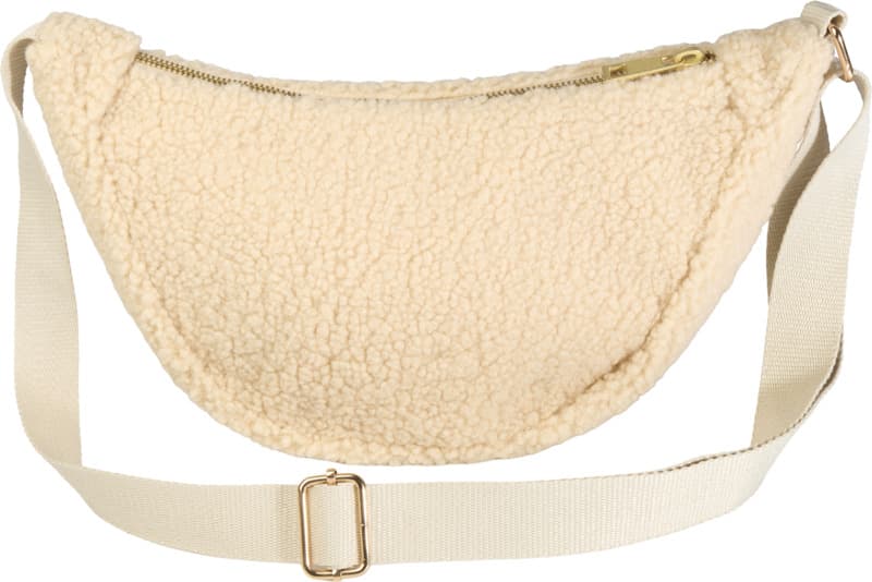 Bear GRS recycled sherpa crossbody bag 3L 3