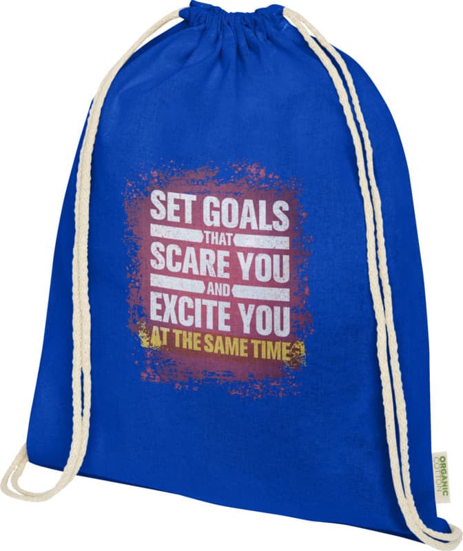 Odisha 140 g/m² OCS organic drawstring bag 5L  24