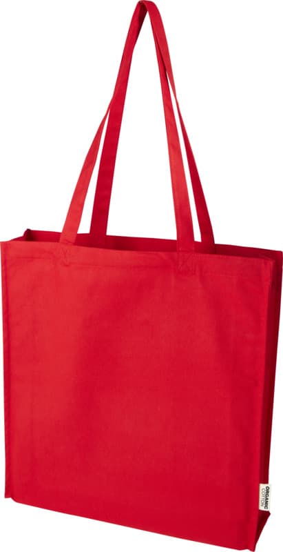 Odisha 180 g/m² OCS organic full gusset tote bag 14L  14