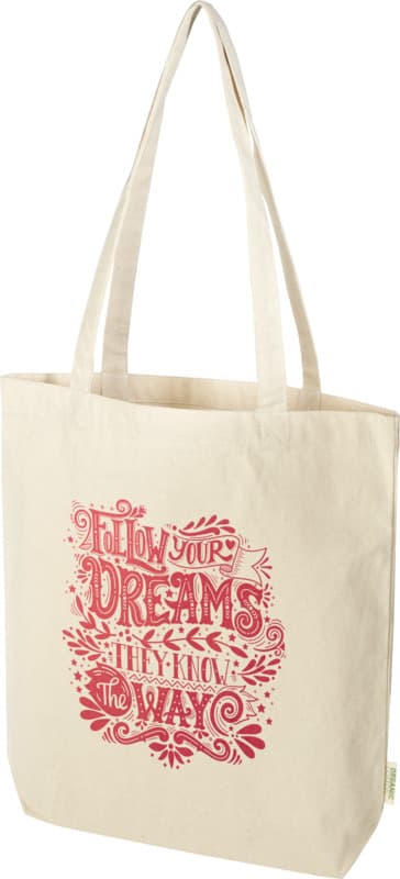 Odisha 270 g/m² OCS organic tote bag 10L  12