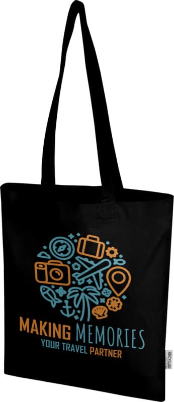 Peru Blend 180 g/m² GRS recycled cotton tote bag 7L 38