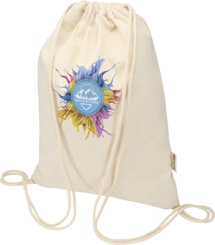 Peru Blend 180 g/m² GRS recycled drawstring bag 5L 13