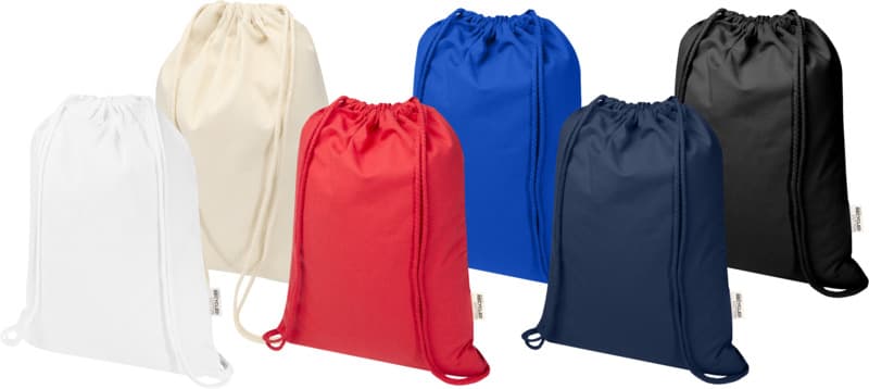 Peru Blend 180 g/m² GRS recycled drawstring bag 5L 25