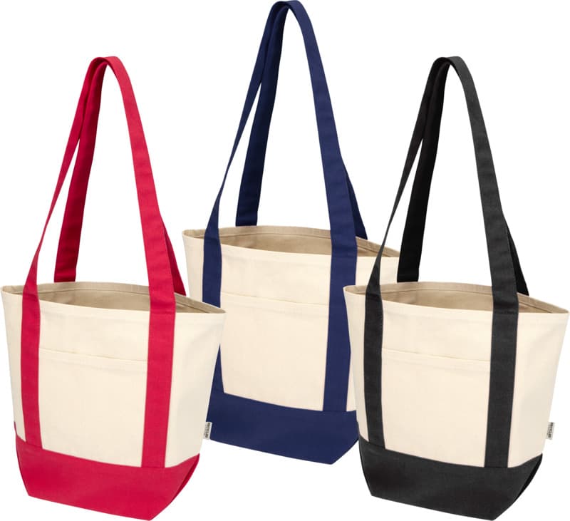 Sam 320 g/m² GRS recycled mini cotton tote bag 26