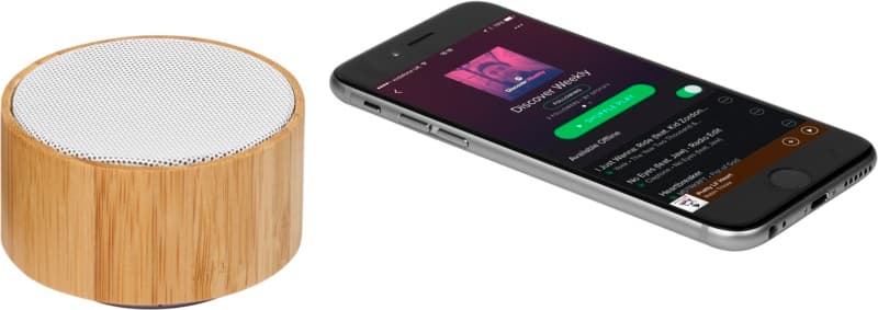 Cosmos bamboo Bluetooth® speaker 8