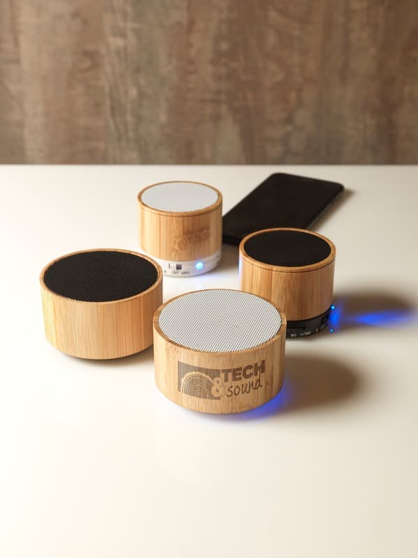Cosmos bamboo Bluetooth® speaker 9