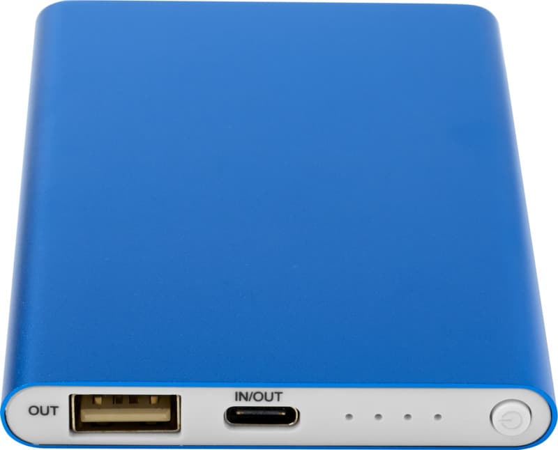 Pep 4000 mAh Type-C recycled aluminium power bank  12