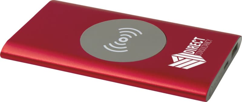 Juice 4000 mAh Type-C recycled aluminium wireless power bank  8