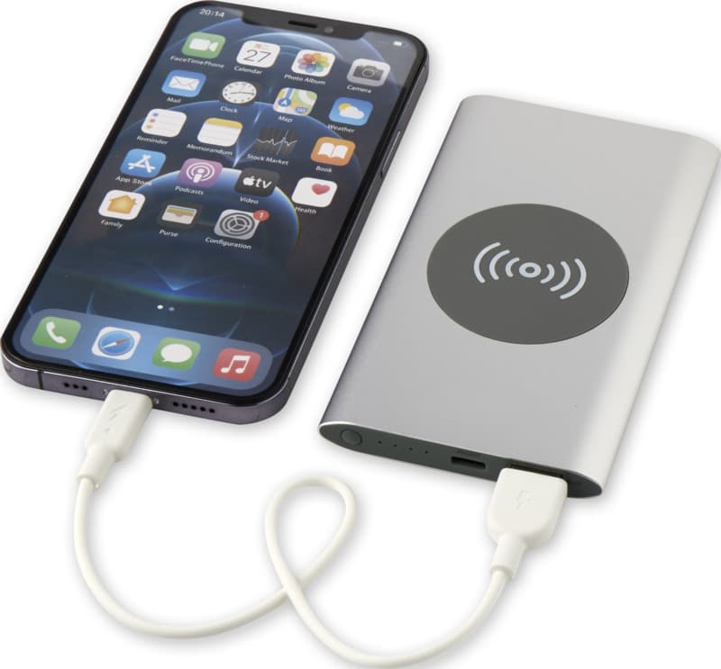 Juice 4000 mAh Type-C recycled aluminium wireless power bank  21