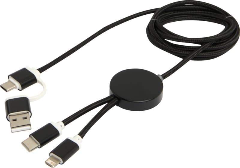 Alasia 5-in-1 recycled aluminium and plastic 150 cm data sync and 27W fast charge cable 29