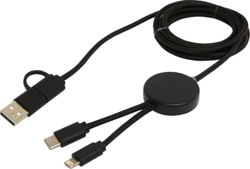 Citala 5-in-1 recycled plastic 150 cm data sync and 27W fast charge cable 12