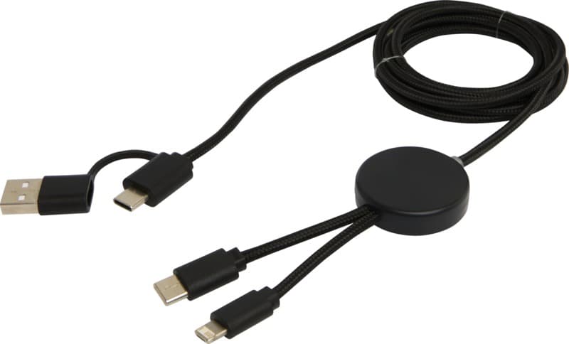 Citala 5-in-1 recycled plastic 150 cm data sync and 27W fast charge cable 13