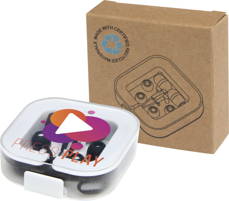 Baekdu wired Type-C headset with recycled plastic storage box 16