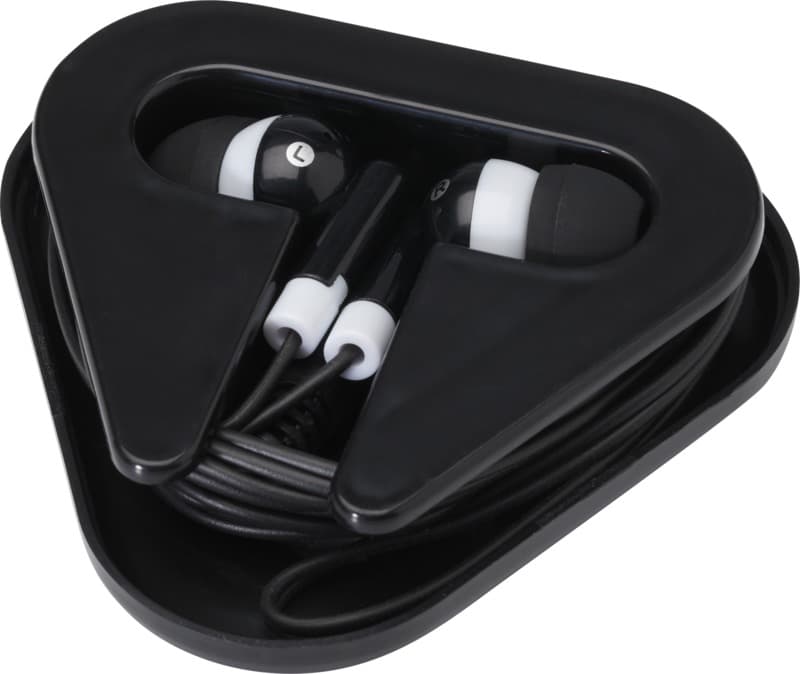 Rebel earbuds with recycled plastic storage box 10