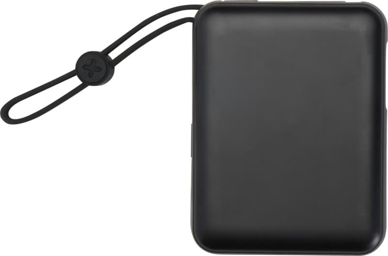 Acrux 10.000 mAh 35W tablet power bank with built in Type-C cable - made from recycled plastic 10