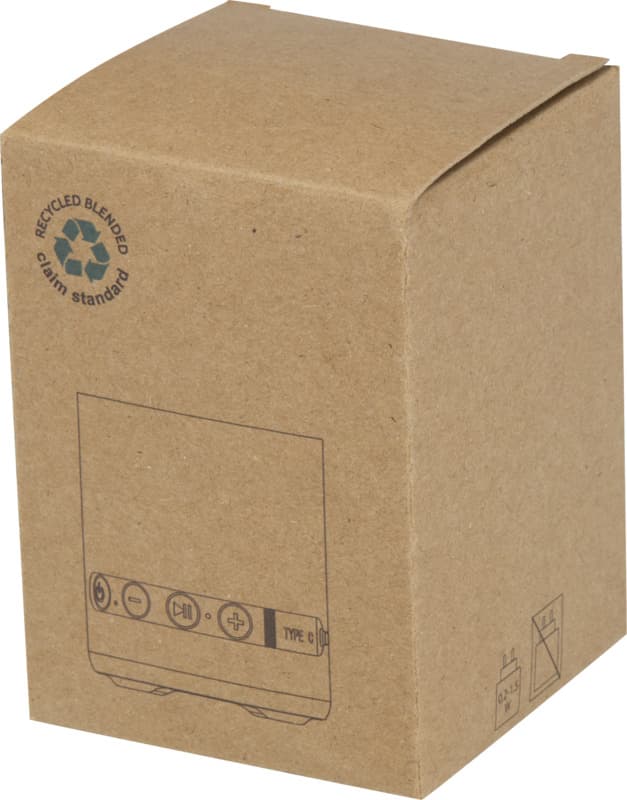 Hunor 3W recycled plastic wireless speaker 7