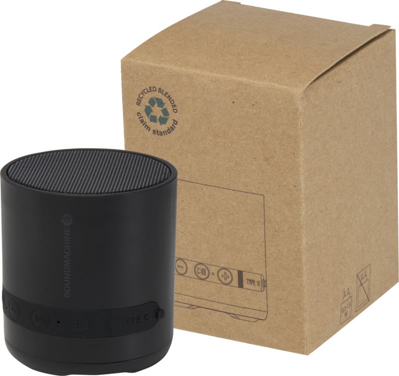 Hunor 3W recycled plastic wireless speaker 16