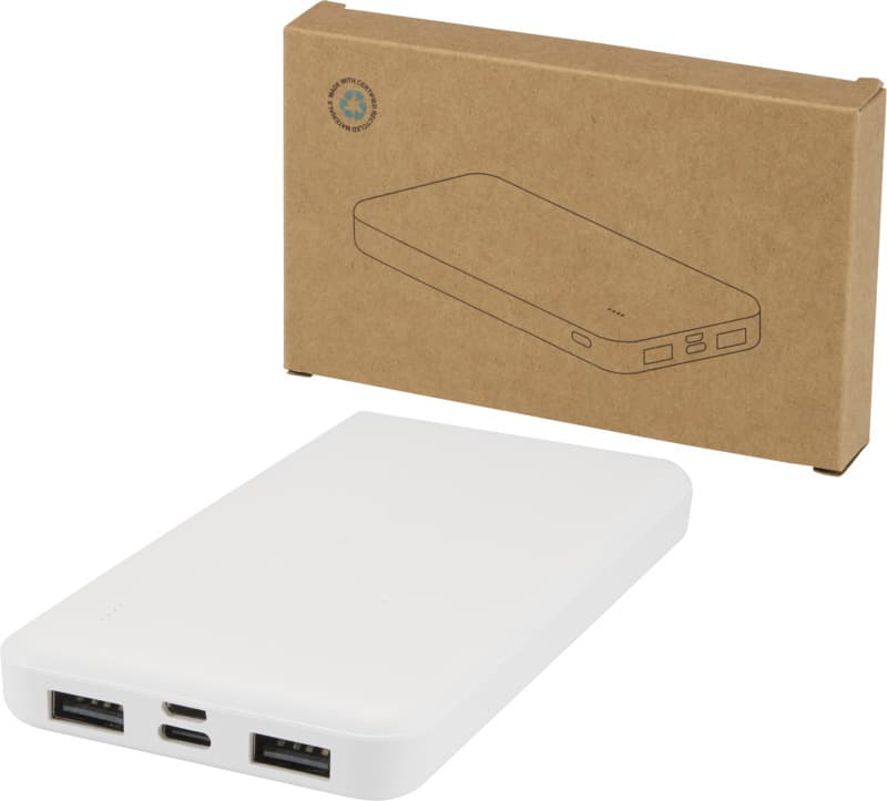 Intan 10.000 mAh 10W recycled plastic power bank 1