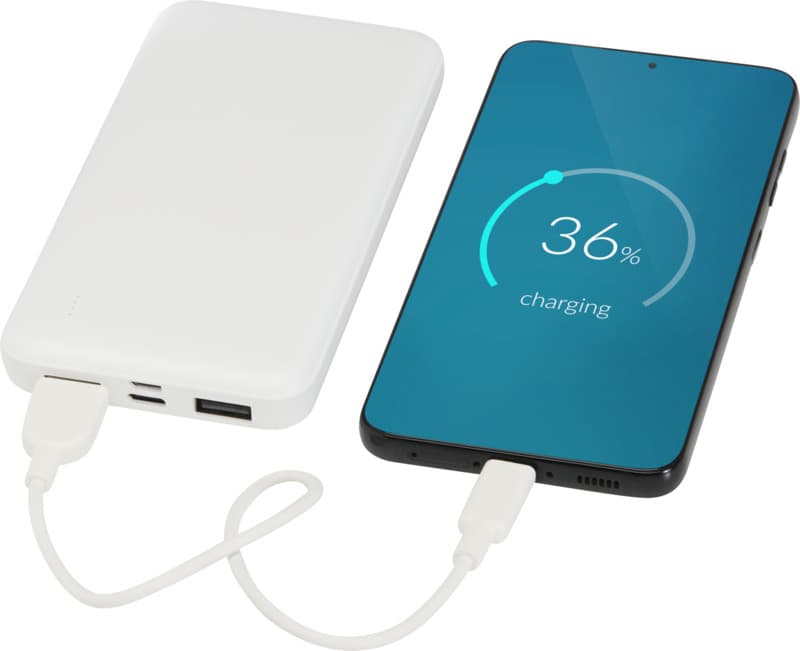 Intan 10.000 mAh 10W recycled plastic power bank 5