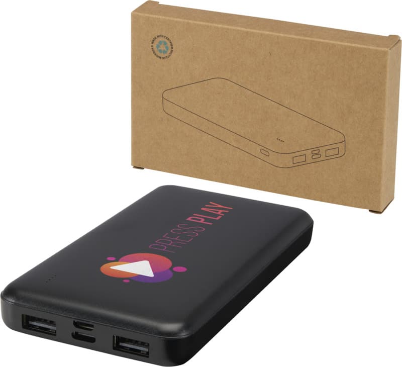 Intan 10.000 mAh 10W recycled plastic power bank 16