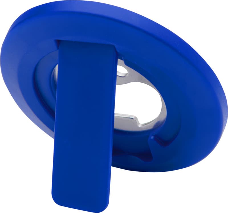 Ain recycled plastic magnetic phone stand with bottle opener  15