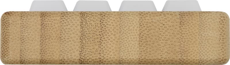 Algol recycled plastic phone stand and fidget toy with bamboo details 3