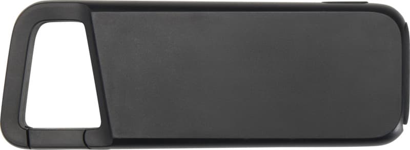 Alkes 5000 mAh 12W recycled plastic water resistant power bank with carabiner 10