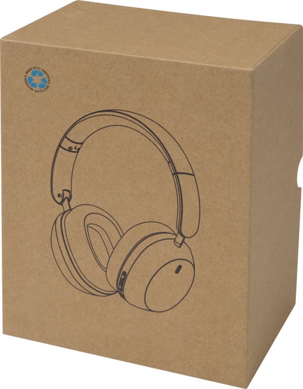 Hoggar recycled plastic over-ear foldeable ANC and ENC headphones 9