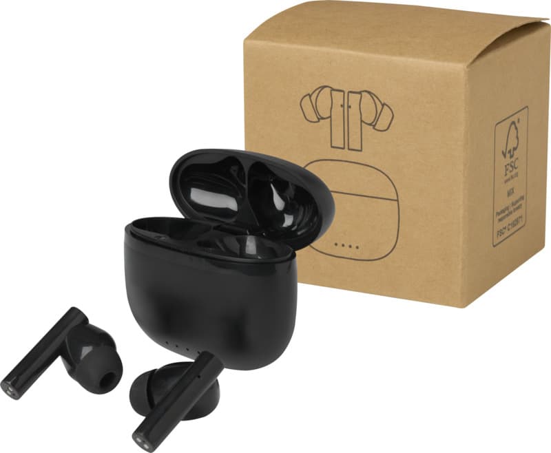 Alterf recycled plastic True Wireless Bluetooth® headset with silicone eartips 9