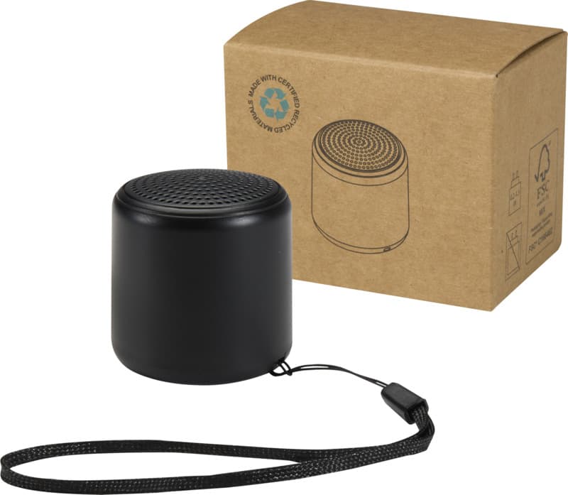 Velkis 3W recycled plastic wireless Bluetooth® speaker 8