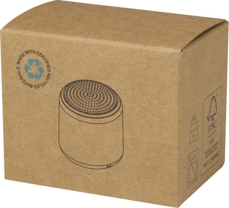 Velkis 3W recycled plastic wireless Bluetooth® speaker 13