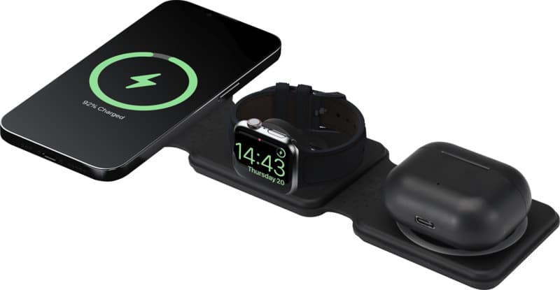 Armus 3-in-1 15W recycled plastic foldable wireless charger 7