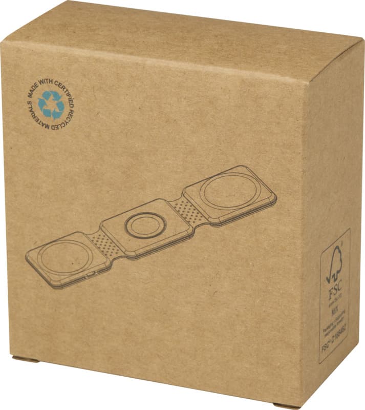 Armus 3-in-1 15W recycled plastic foldable wireless charger 11