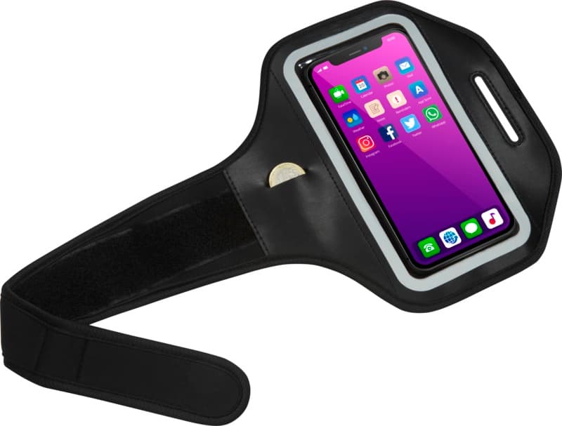 Haile reflective smartphone bracelet with transparent cover 4