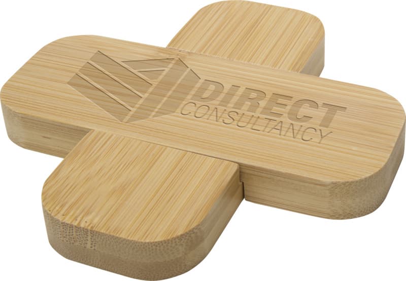 Croc bamboo trivet - small 3