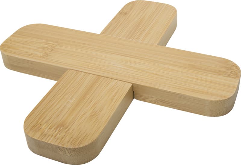 Croc bamboo trivet - large