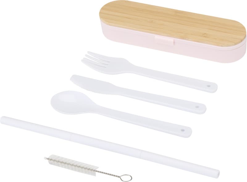 Runa cutlery set with bamboo lid 6