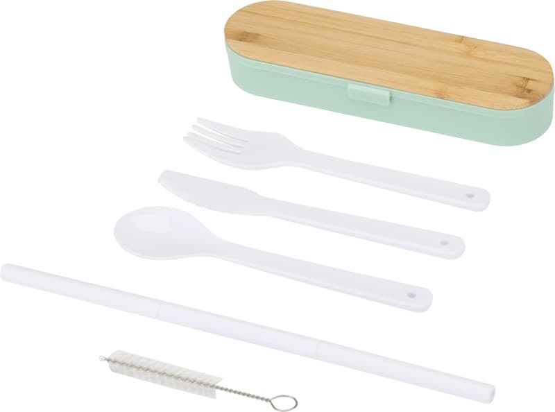 Runa cutlery set with bamboo lid 11