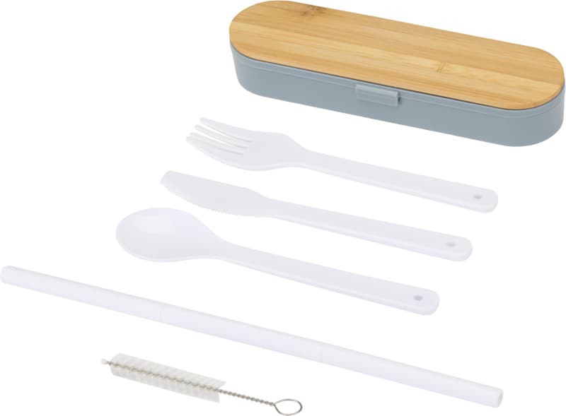 Runa cutlery set with bamboo lid 21