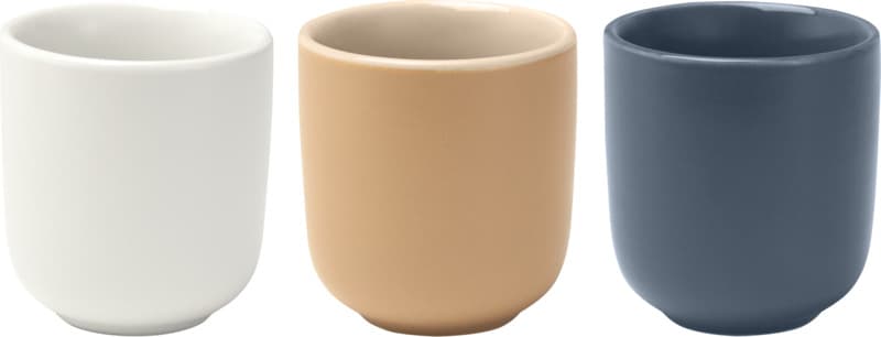 Male 90 ml ceramic espresso cups with matt finish - set of 2 7