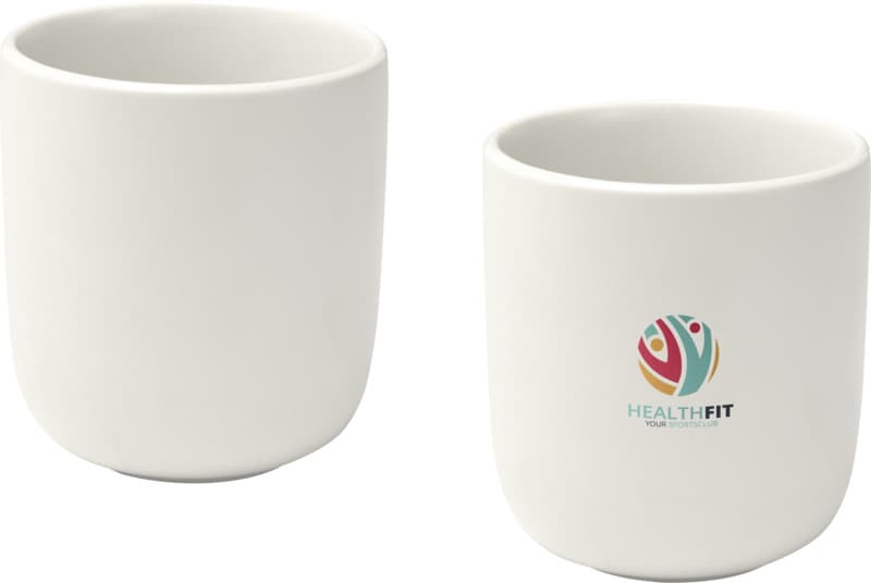 Male 200 ml ceramic cups with matt finish - set of 2 3