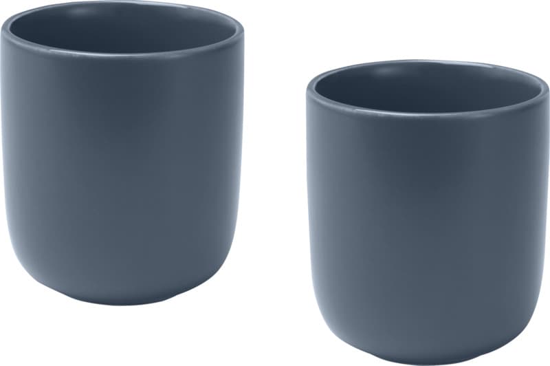 Male 200 ml ceramic cups with matt finish - set of 2 4