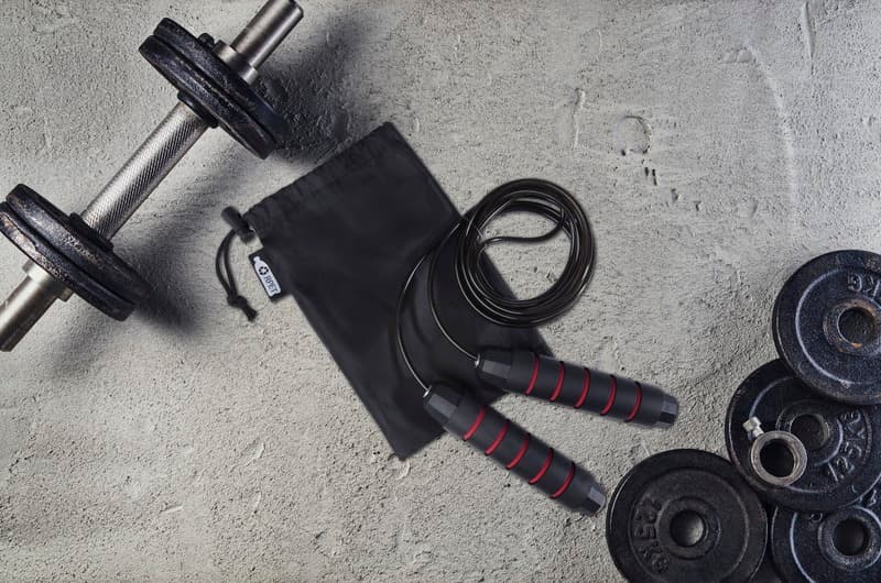 Austin soft skipping rope in recycled PET pouch 6