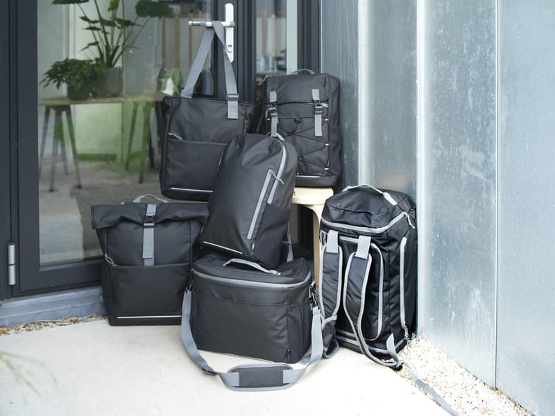 Aqua GRS recycled water resistant duffel backpack 35L 8