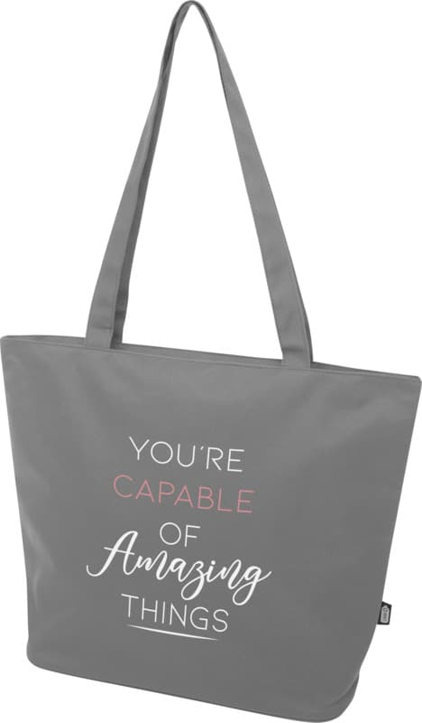 Panama GRS recycled zippered tote bag 20L 25