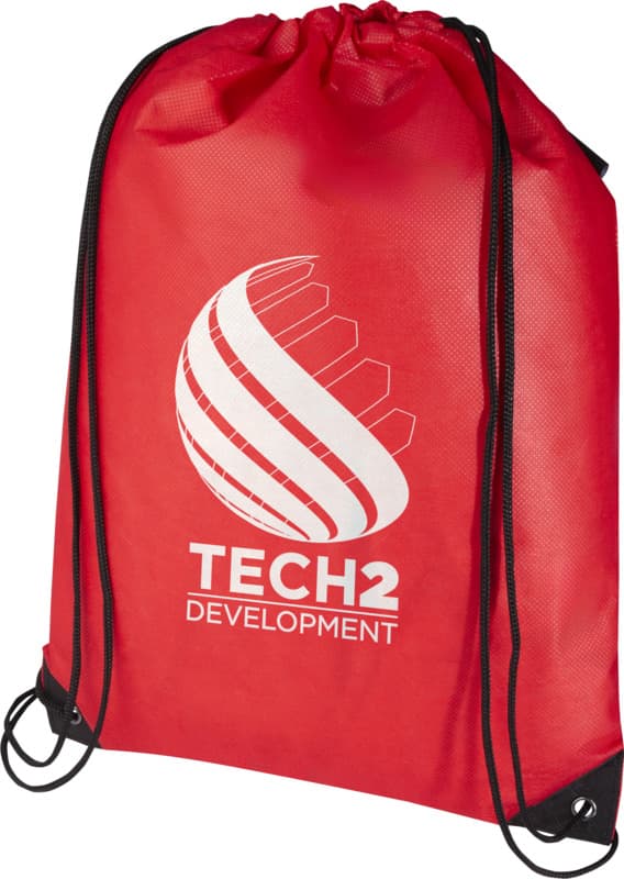 Evergreen GRS recycled non-woven drawstring bag 5L 10