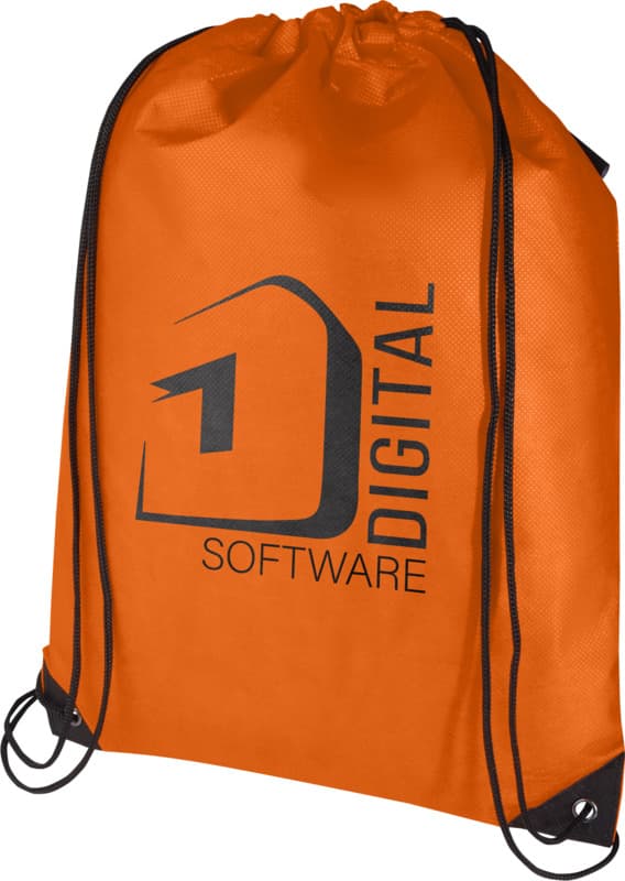 Evergreen GRS recycled non-woven drawstring bag 5L 15