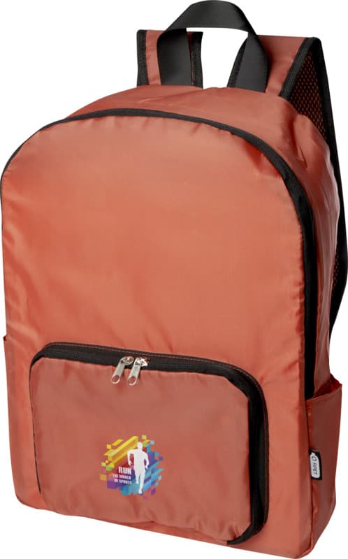 EcoFold RPET foldable backpack 15L 12