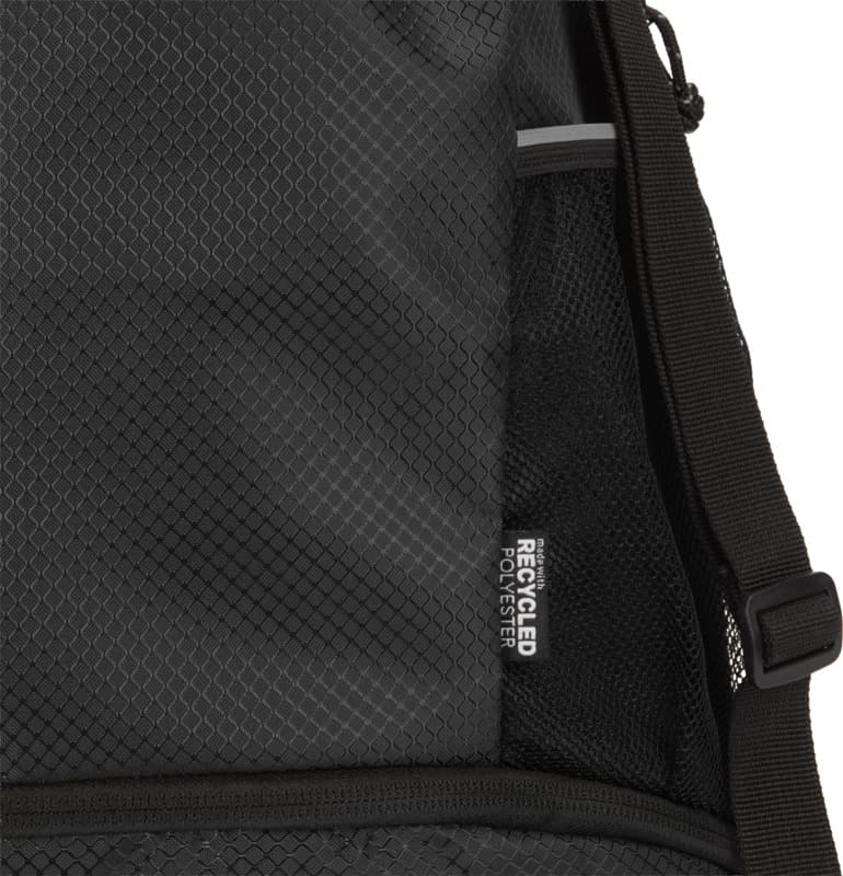 Nomad GRS recycled sports drawstring bag with bottom compartment 18L 19
